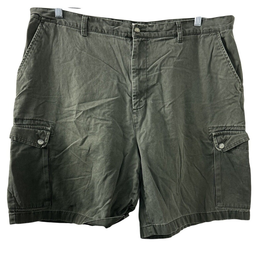 Covington Cotton Twill Cargo Shorts 42 Olive Green Utility Gorpcore Outdoor Dad